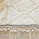 Beni Ourain rug in pure wool, handmade, traditional, 1.5/2.5 m.