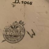 D1965 Charles Catteat Boch Frères Keramis vase with flowers