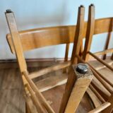 Mismatched set of 4 bistro chairs