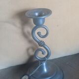 J. Goardere pewter candle holder