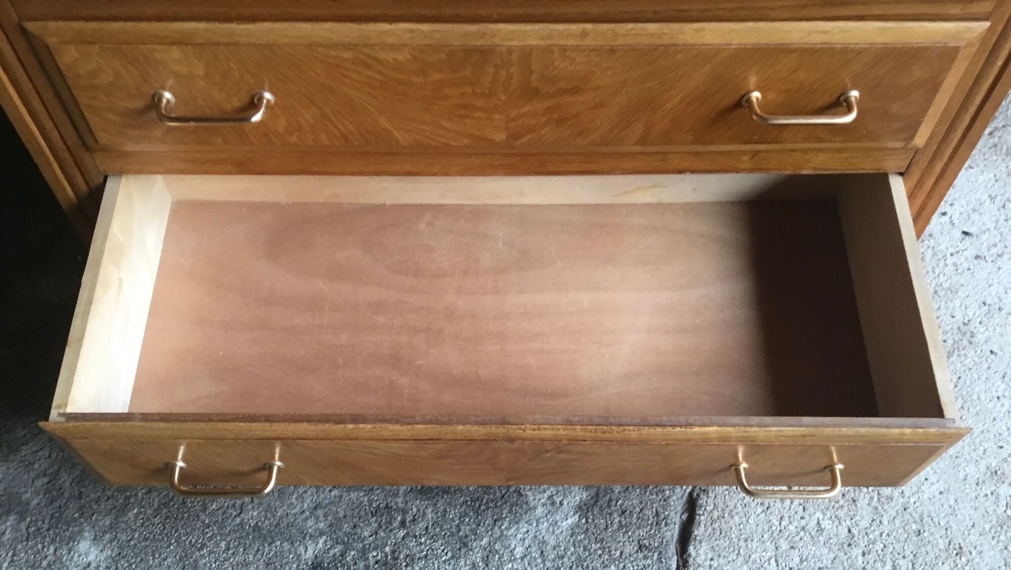 Vintage chest of drawers with compass legs - 4 drawers - 1960