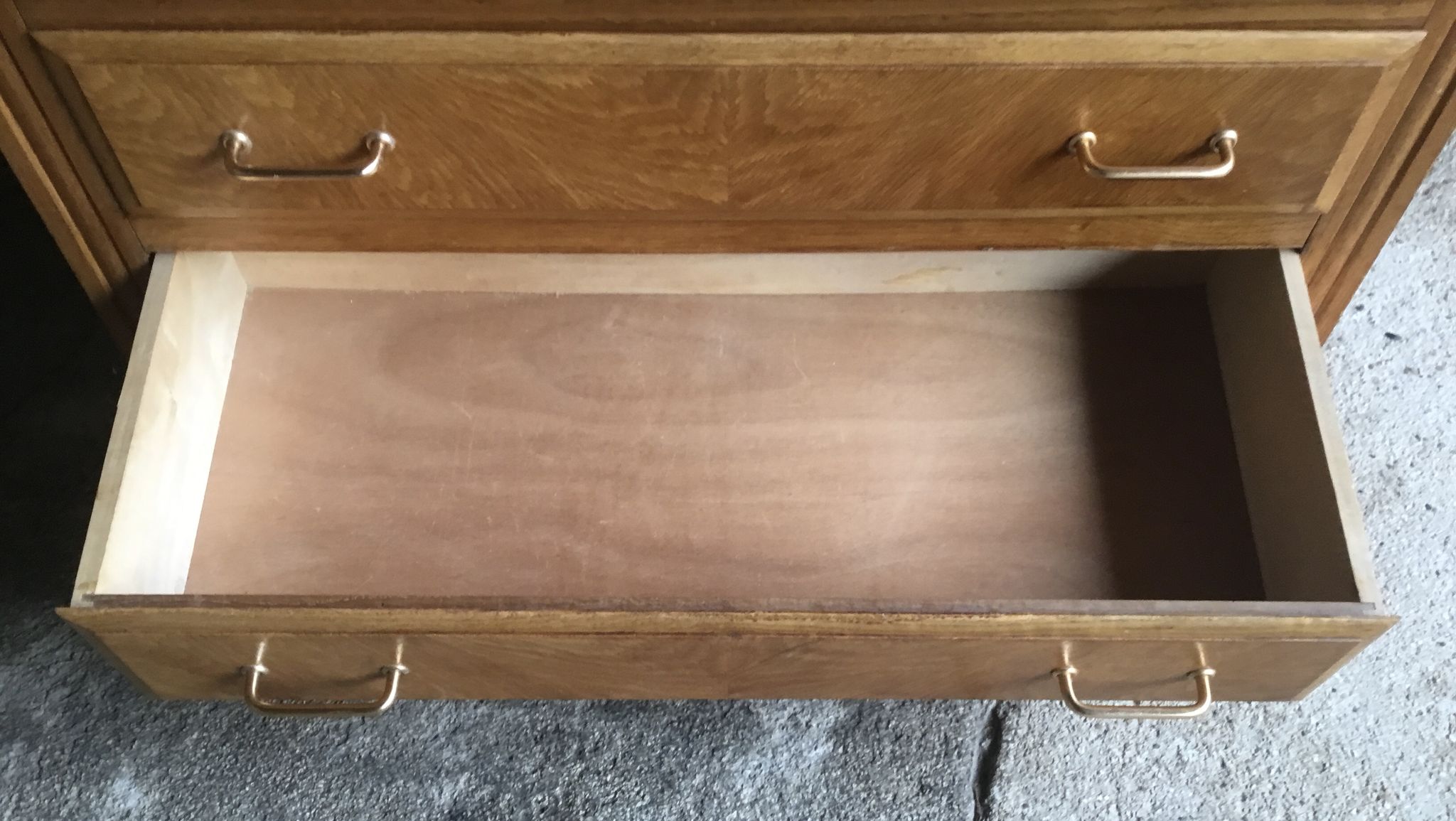 Commode vintage à pieds compas 4 tiroirs  1960