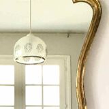 Large old gilded leaf mirror 131x76