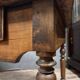 Large table or desk from the Louis Philippe period in solid wood around 1830.