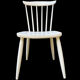 Série de 4 chaises vintage en bois massif style Scandinave