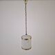 Mid-Century Italian Opaline Glass, Acrylic & Brass Pendant Light – 1960s