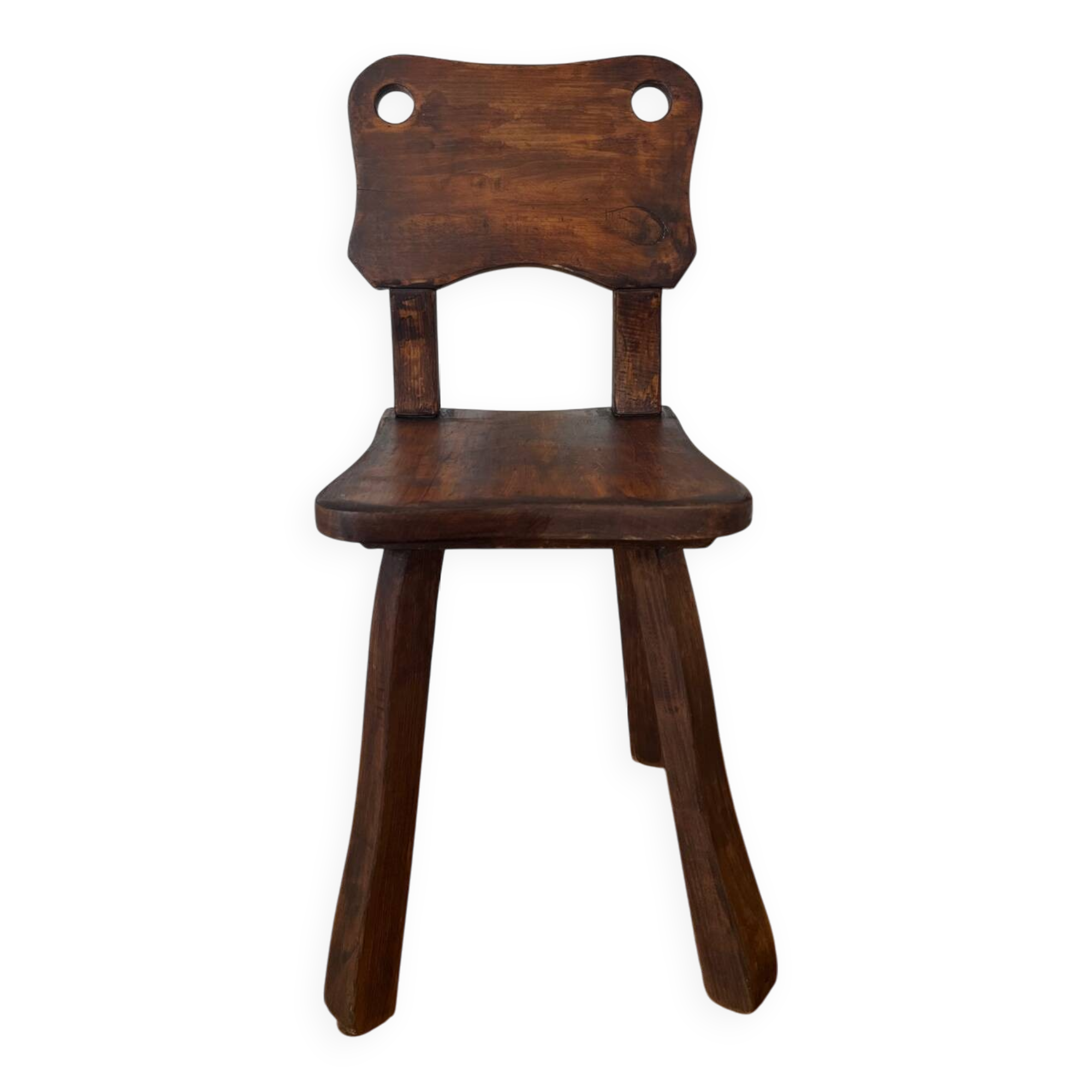 Rustic and brutalist chair