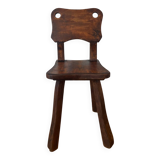 Rustic and brutalist chair