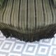 Fauteuil crapaud velours côtelé vert