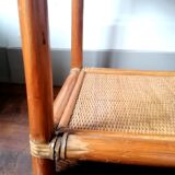 Rattan bedside table 1960