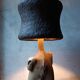 Lampe de créateur en chêne massif