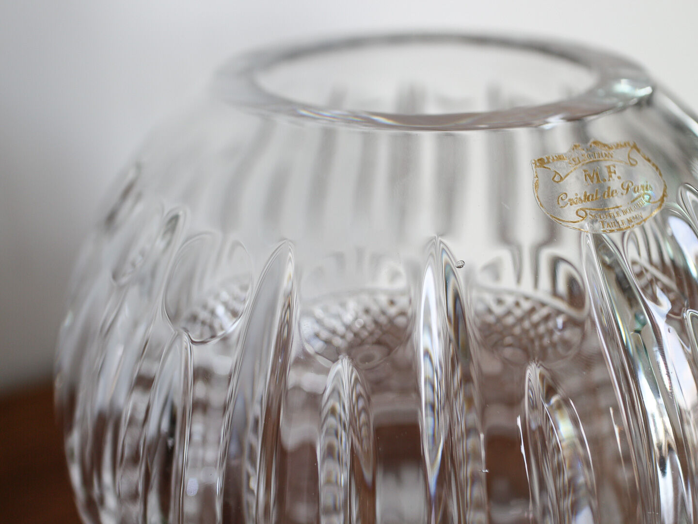 Paris crystal crystal vase