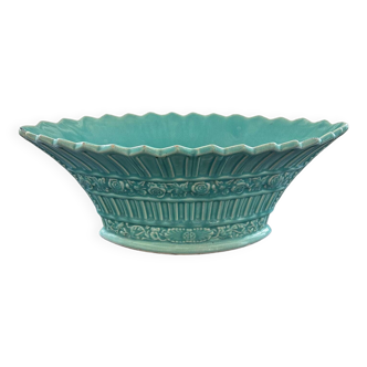 Coupe en barbotine turquoise