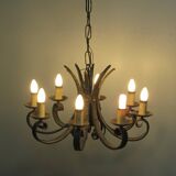 Lustre en fer forgé des années 40