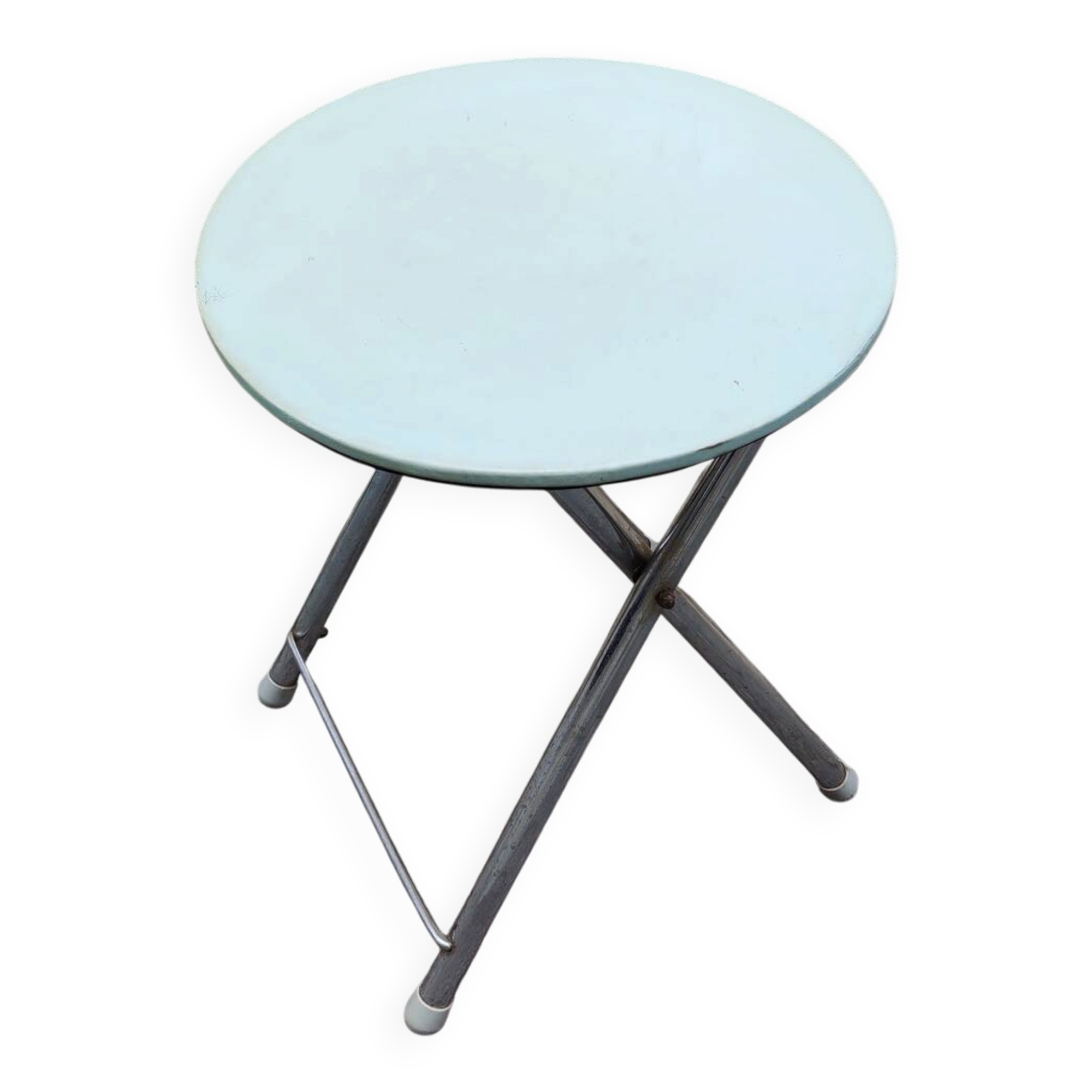Tabouret pliant vintage Allemagne de L'Est 60/70