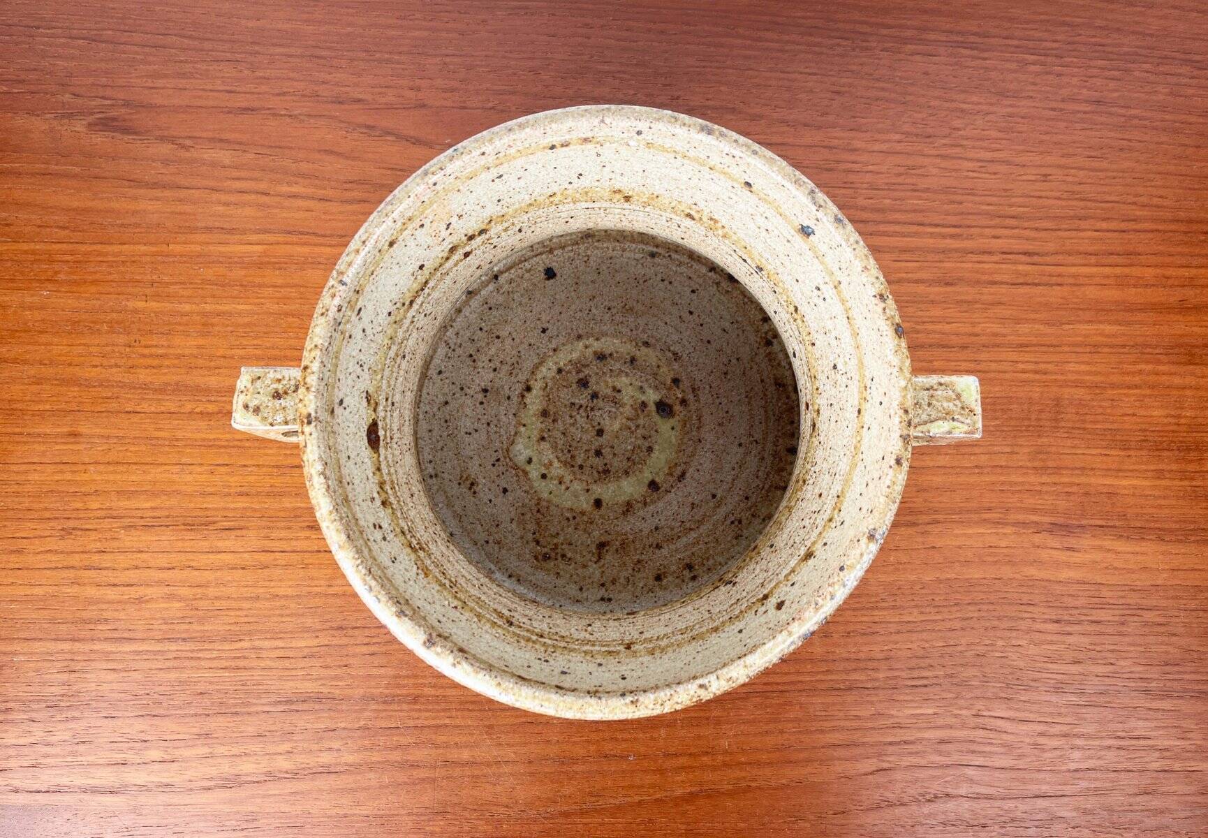 Mid-Century Modern Danish Studio Pottery Bowl by Tue Poulsen for Tue Keramik, 1960s