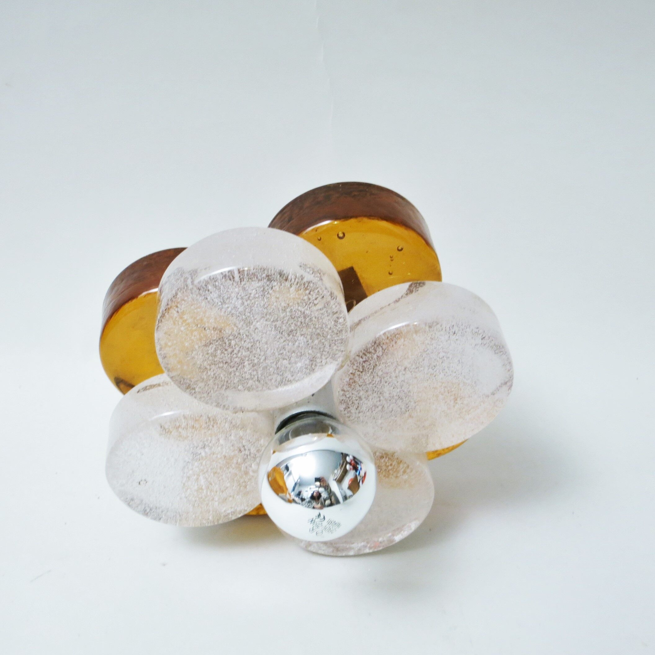 Wall light Fleur Albano Poli Poliarte 1970