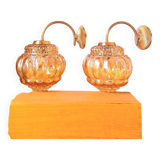 Bubble wall lights Helena Tynell, 1970.