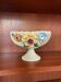 Coupe en faïence tressée et barbotine vintage