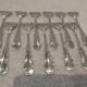 11 silver-plated oyster forks by Orbrille, 13.2cm