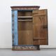 Wedding wardrobe painted in rustic farmhouse folk art