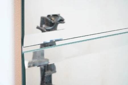 Michel Martens, Minimalist Glass Art Mirror 'Line'