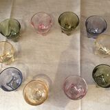Suite de 10 verres à digestif ou porto