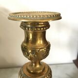 Golden bronze candlestick