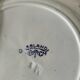 Set of 7 ironstone plates with floral friezes from the late 19th to early 20th century.