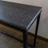 Console in granite silver grey
