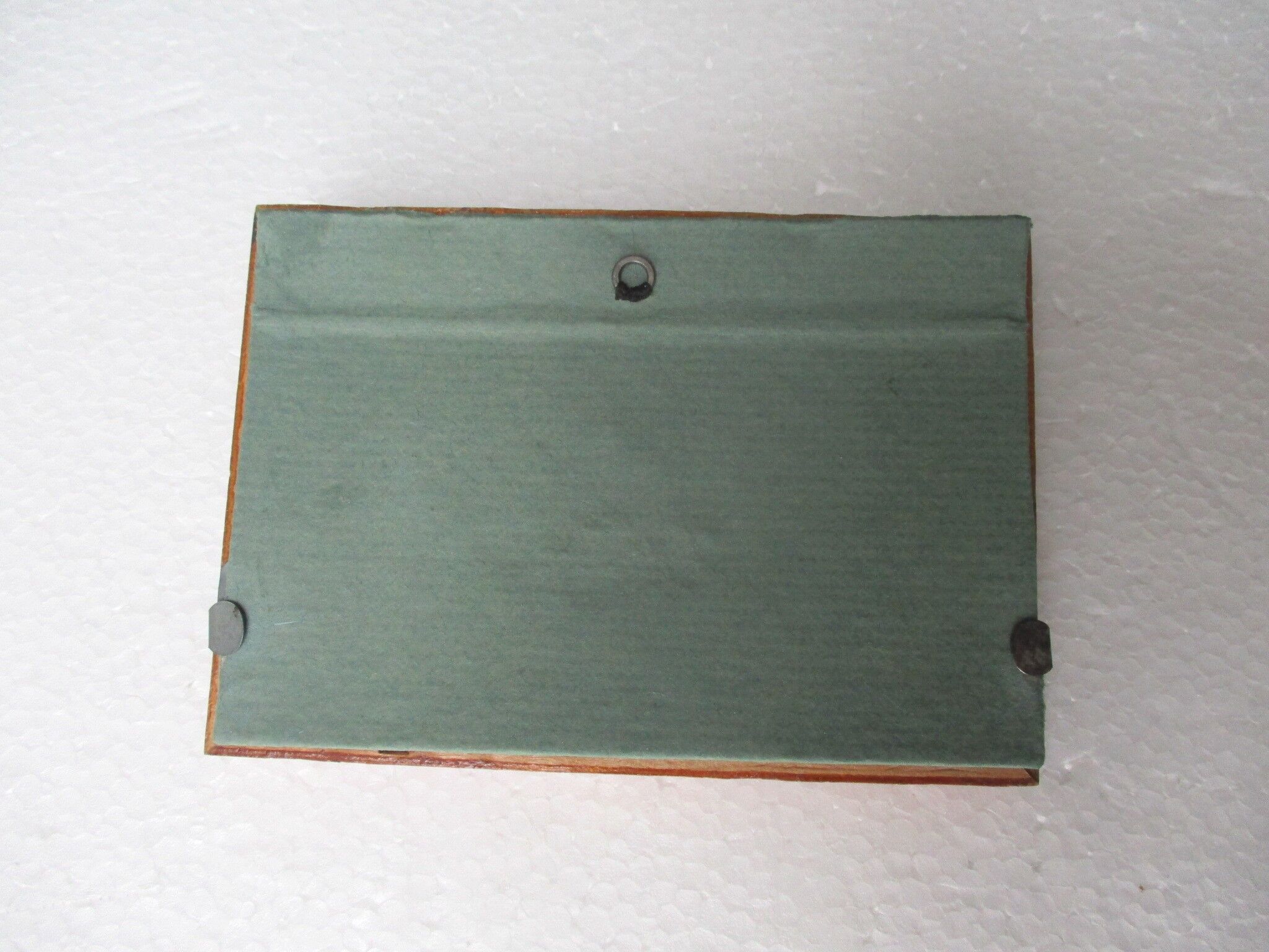 Old wooden photo frame, wall