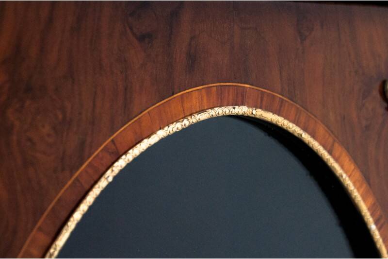 Antique French chest of drawers, late 19th century. After renovation.