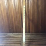 Old la hutte tennis racket wood + cross & protective cover