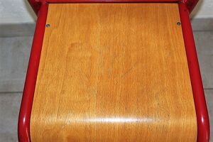paire De chaises D'école Années 80