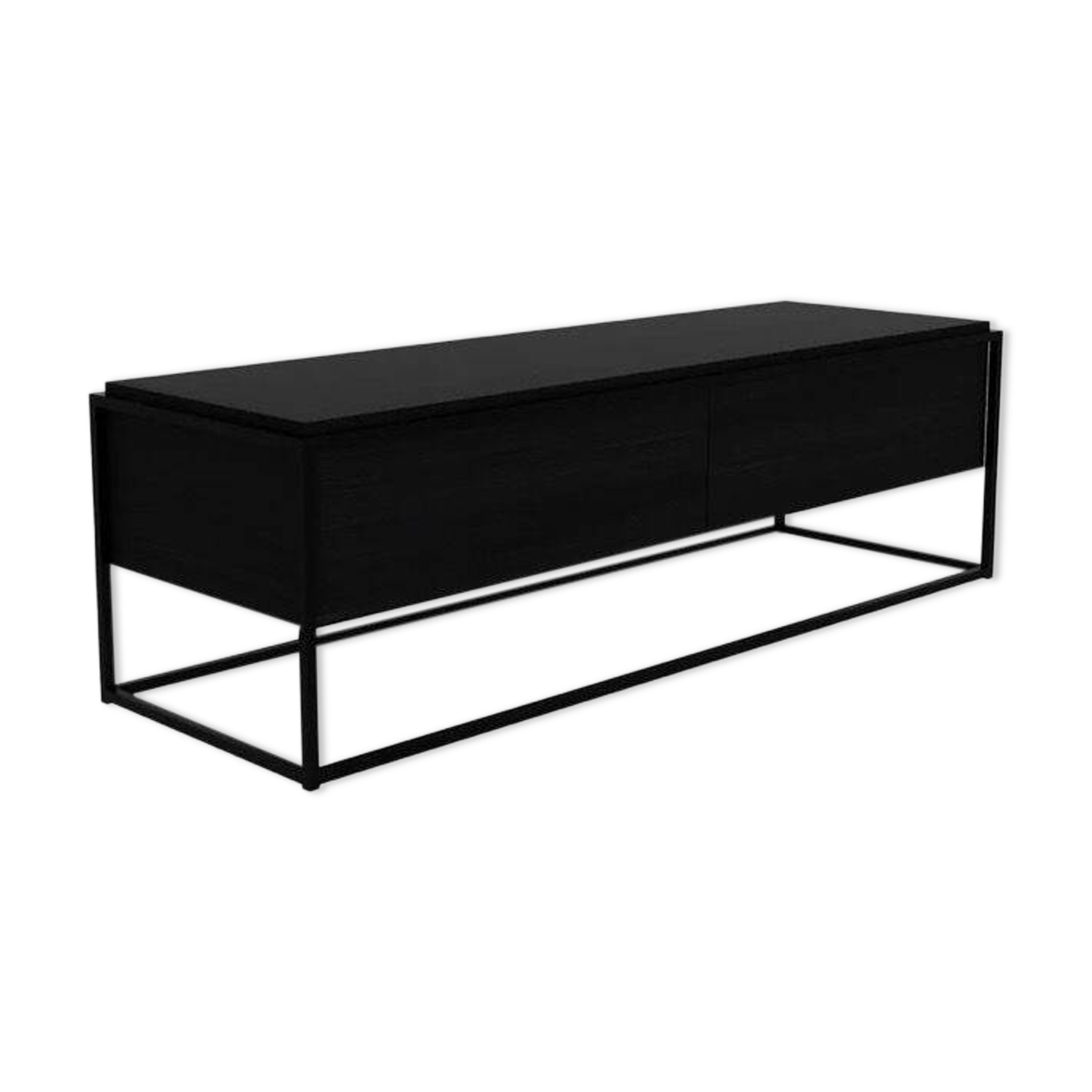 Ethnicraft black TV unit