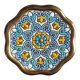 ARTECER Cuerda Seca trivet, 18 carat gold