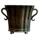 Danish metal vase Disko, by Just Andersen, 1920s/30s/Art Deco