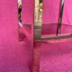 Vintage 1970 coffee table square gold bright square tube 3 platters