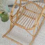 Rocking-chair child in rattan