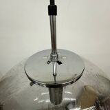 Large Limburg Glashütte hanging lamp globe 1970s Germany