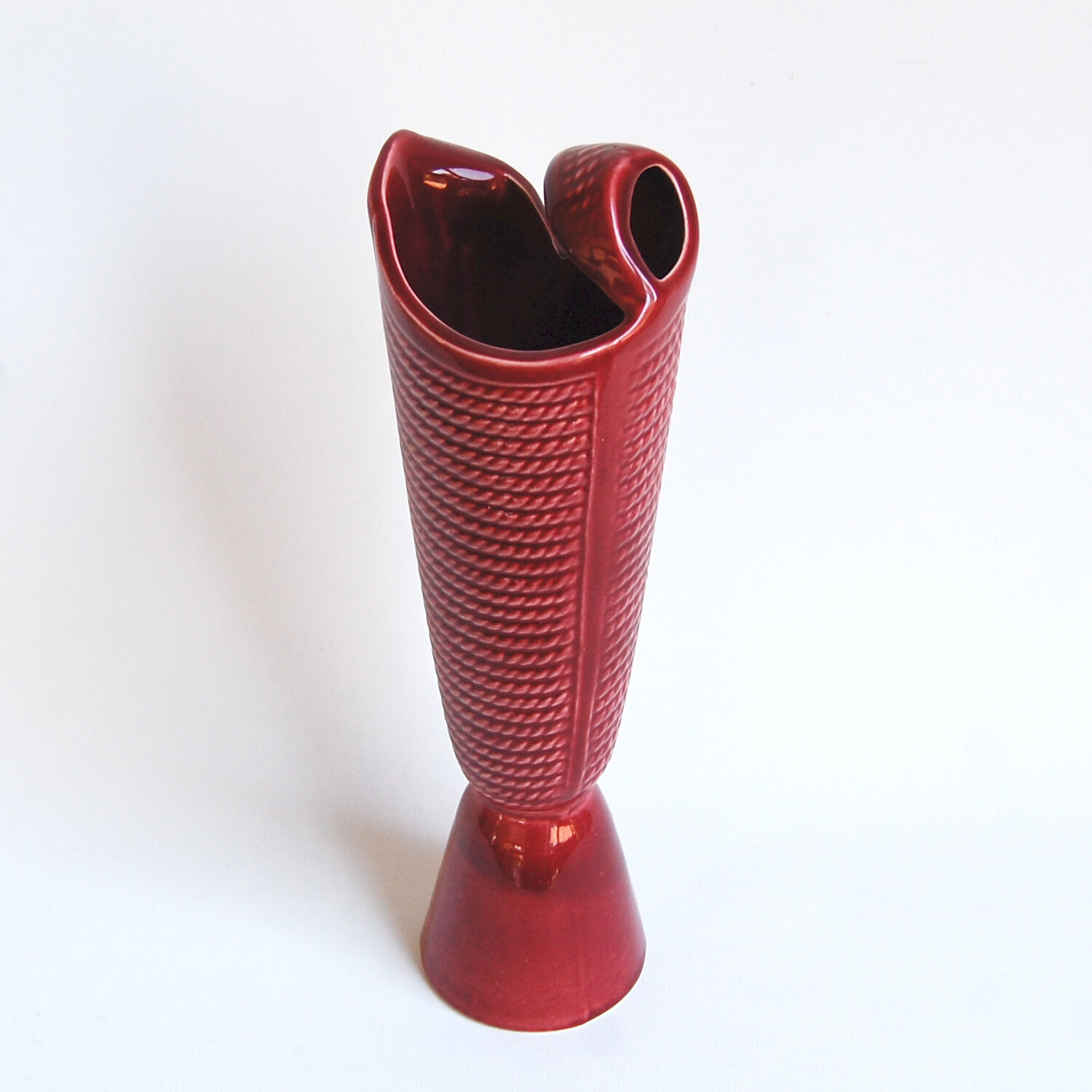 Vase Keralux Studio d'Art n°7/56 - E. D'Hossche 1956