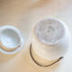 White ceramic pot