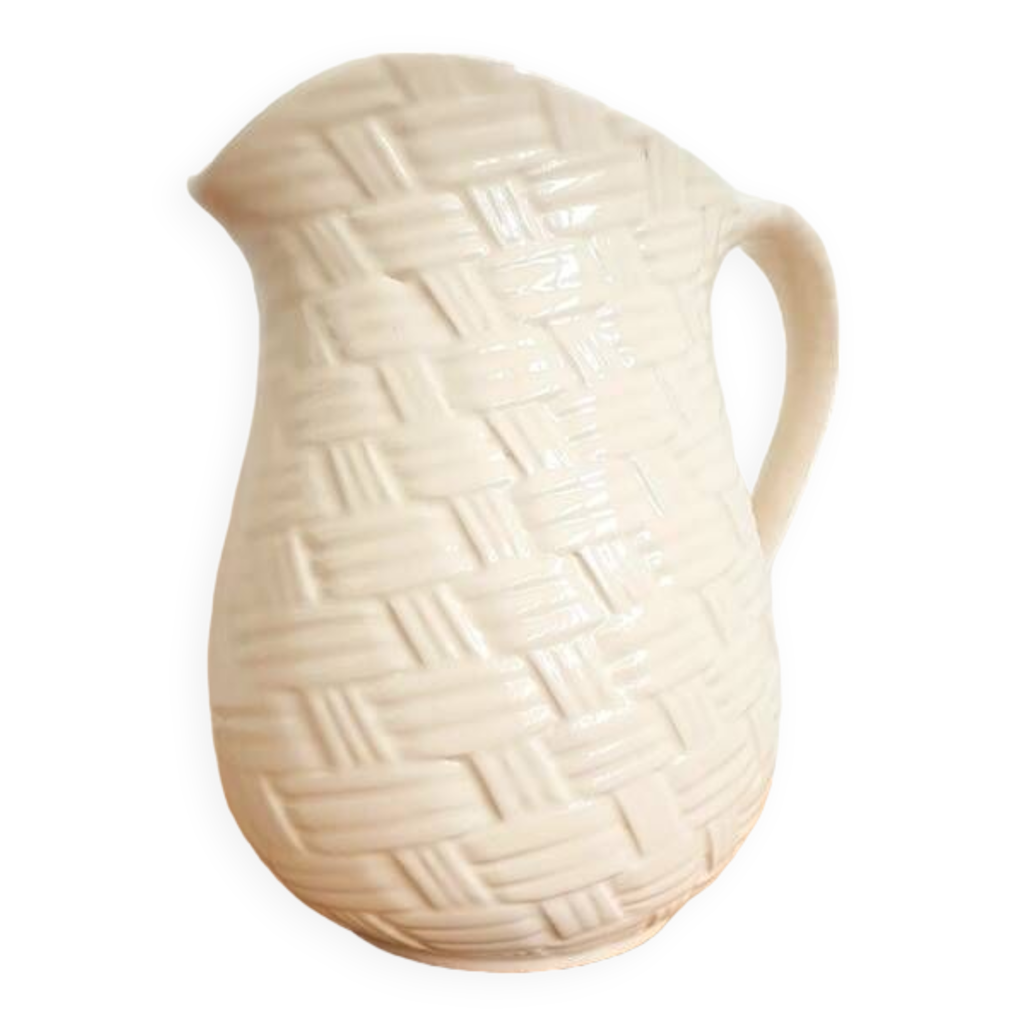 Large vintage slip carafe