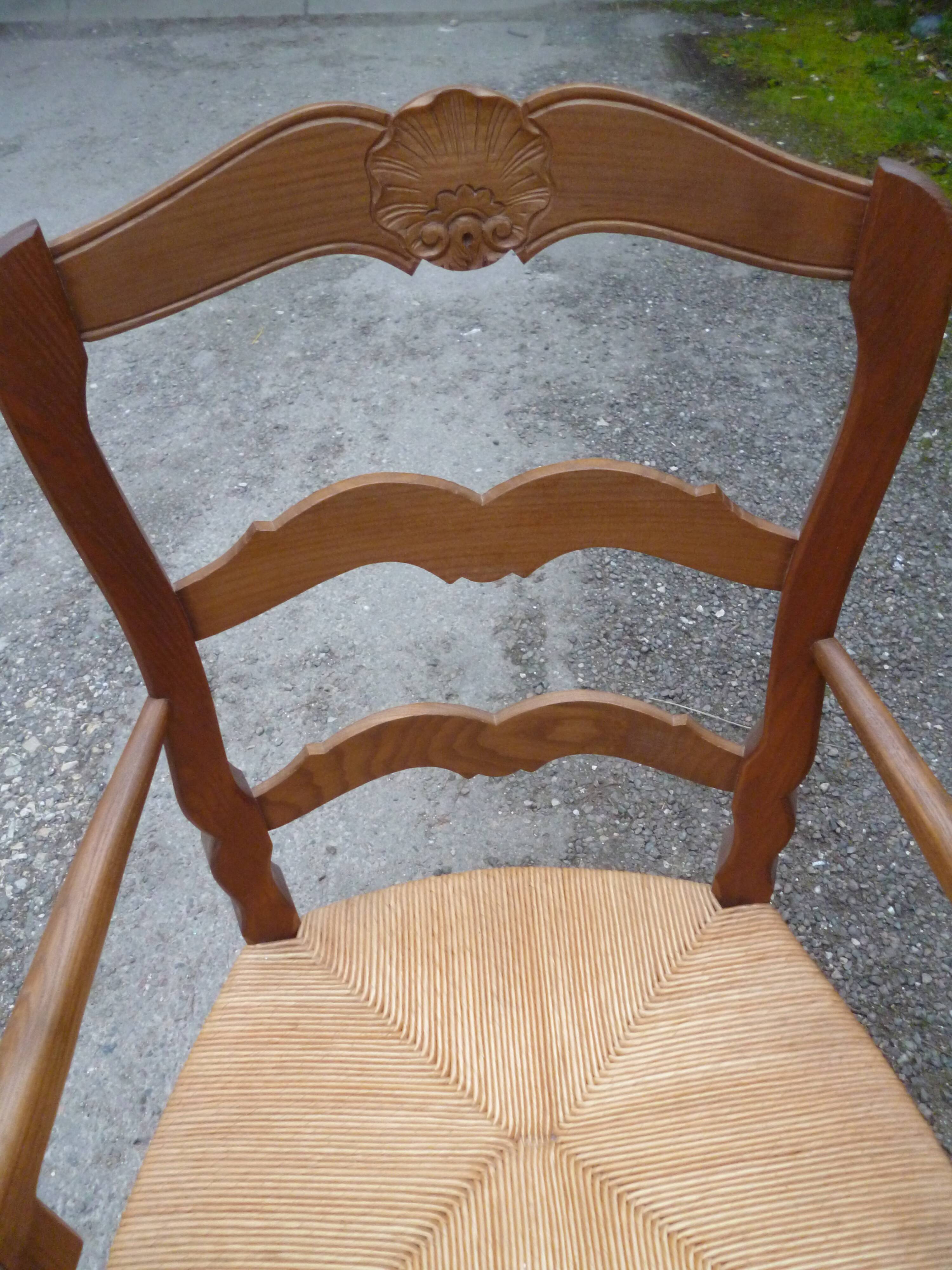 Pair of Louis XV style armchairs