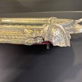 Silver metal mirror tray