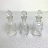 Set of 3 apothecary bottles