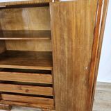 Art decò sideboard in thuja and walnut