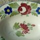 Plat a barbe barbier en faience de st clement fin 19 eme