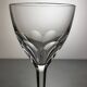 6 Val Saint Lambert crystal wine glasses model Nestor