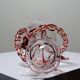 Vintage Murano blown glass soliflore vase 50-60 Filigrana/Zanfirico